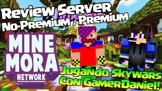 JUGANDO SKYWARS CON GAMERDANIEL REVIEW SERVER MINEMORA [upl. by Elletsyrk108]