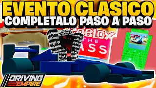 ¡COMPLETA el EVENTO de DRIVING EMPIRE  UBICACIONES de los TIX MISIONES Y MAS  ROBLOX THE CLASSIC [upl. by Ybor]