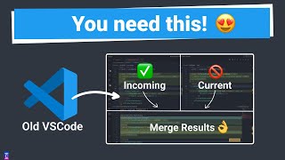 You are Fixing your Merge Conflicts The Wrong Way in VSCode [upl. by Arber472]