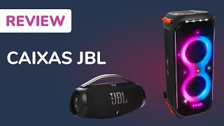 Review  Caixas JBL  SL Shop [upl. by Rafaellle]