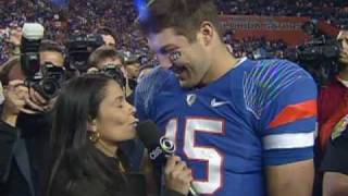 Tim Tebow on Final Home Game [upl. by Catharina797]