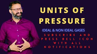 Units of pressure ideal and non ideal gases  real gases II chapter 3 gases II chemistry part 1 [upl. by Kerin725]