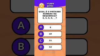 Só para gênios quizconhecimentos matematica [upl. by Hcab]