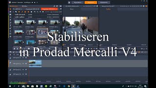 Tutorial stabiliseren met met Pinnacle Studio 23 en Mercalli V4 [upl. by Dwinnell]