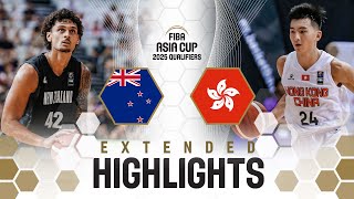 New Zealand vs Hong Kong China  Extended Highlights  FIBA Asia Cup 2025 Qualifiers [upl. by Acinoreb]