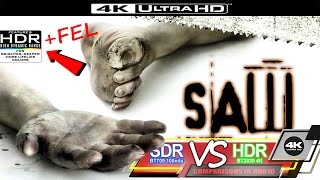 SAW 2004 4K UHDBD HDR10 vs FEL BAKED vs 1080p BD SDR 100nits TRUEDIFFERENCE WATCHINHDR [upl. by Lovering]