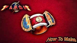 How To Make The Flash Ring With Cardboard  The Flash movie replica [upl. by Celin]