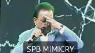 SPB MIMICRY RAJINIKANTH MSVANTHULENI KATHA [upl. by Aneerahs]