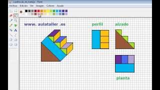 Tecnología en la ESO  Alzado planta y perfil [upl. by Gall]