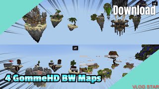 GommeHD  4 Bedwars Maps Download Bedrock Edition [upl. by Kloster]