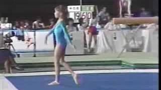 Svetlana Boginskaya  1985 Junior Cup  FX 2 [upl. by Dnesnwot199]