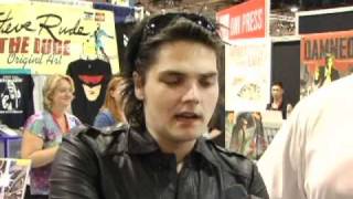 Comic Con 2009  Gerard Way Interview [upl. by Hildegard]