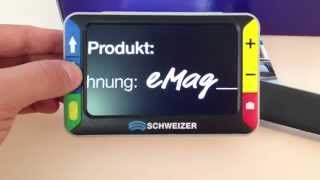 Schweizer eMag 50 HD  Elektronische Lupe  Sehhilfe [upl. by Etom]