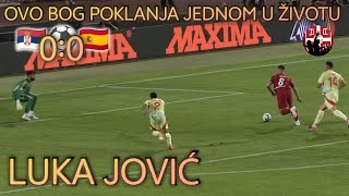 Srbija Španija 00 Luka Jović šansa za gol [upl. by Patsis]