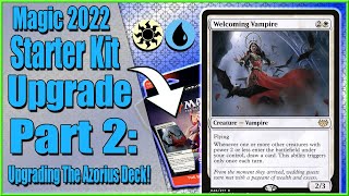 Magic 2022 Starter Kit Azorius Deck Upgrade How To Upgrade An MTG Deck [upl. by Azar512]