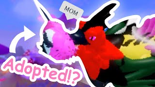 Getting ADOPTED on Feather Family Roblox [upl. by Elleyoj]