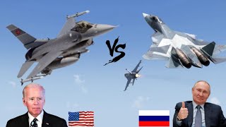 SHOCKING THE WORLD 7 US F16s that entered Russian KURSK airspace were involved in a fierce battle [upl. by Nelak]