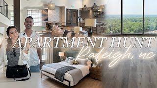 LUXURY APARTMENT HUNTING IN RALEIGH 2023  were moving to North Carolina [upl. by Aneeg356]