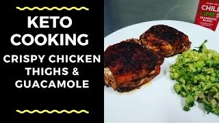 Keto Chili Lime Chicken Thighs with Guacamole [upl. by Aneeram]