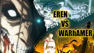 Attack on titan Eren vs warhammer titan full fight Paradis vs marley [upl. by Nipsirc]