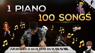 1 PIANO 100 SONGS Special 100000 [upl. by Raviv600]