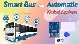 Smart Bus  Automatic ticket system  RFID based smart bus  RFID based smart ticket system [upl. by Akkahs]