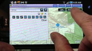 Mobile ArcGIS  Sharing Map Annotation [upl. by Edgardo162]