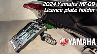 2024 Yamaha MT09 Short licence plate holder 📦BMEFLPH00000 [upl. by Marge]