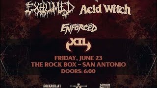 Enforced Live Full Set 4K  The Rock Box in San Antonio TX 06232023 [upl. by Eiryt]