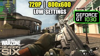 GT 1030  COD Warzone  Season 6  720p 800x600  Low settings [upl. by Aneekal171]