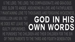 God In His Own Words What is God Like  John Amstutz [upl. by Edithe905]