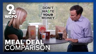 Comparing McDonalds Wendys and Burger King meal deals [upl. by Zeena912]