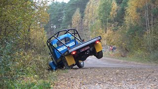 Saaremaa Rally 2022 Action Close Calls Mistakes [upl. by Nwahsiek]