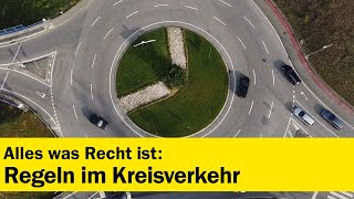 Rechtstipp Kreisverkehr  ÖAMTC [upl. by Nekcerb37]