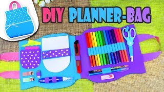 DIY ORGANIZER BAG MULTI PLANNER TUTORIAL STEP BY STEP [upl. by Schriever]