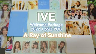 Unboxing IVE  Welcome Package 2022 A Ray of Sunshine with Starship Square SSQ POB [upl. by Michaella]