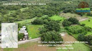 30 lots for sale in condomiun Cañon del Sol Curubande Liberia [upl. by Llerehs217]