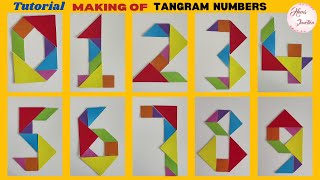 How to make Tangram Numbers [upl. by Avert]