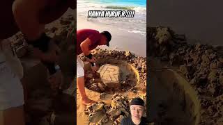 Hanya huruf R yang bisa beachart أمواجالبحر فن رسمتي عمرالمغربي r fypage asmr حروف [upl. by Glantz]