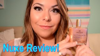 Nuxe Shimmer Oil Review  Octoly [upl. by Ruford]