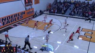 Enderlin High School vs Lisbon High School Womens Varsity Basketball [upl. by Annaxor]