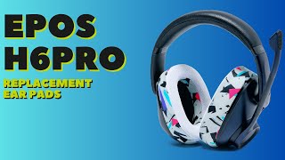 How To Replace EPOS H6 Pro Earpads Also Fits Sennheiser GSP Models [upl. by Jumbala880]