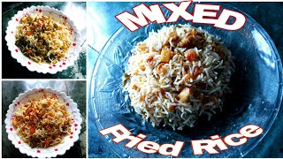 Mixed Fried Rice Recipe 😋  Chinese Restaurant Style Mixed Fried Rice Recipe  Bengali Recipe [upl. by Chud]