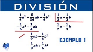 Simplificación de fracciones algebraicas cuyos términos son monomios 128 [upl. by Oneg881]