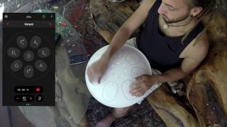 how to play Oval sounds digital handpan  Paradiso2 [upl. by Basir]