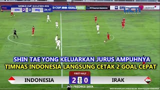 🔴 Sedang Berlangsung ● TIMNAS INDONESIA VS IRAK ● KUALIFIKASI PIALA DUNIA 2026 ● Prediksi dan Berita [upl. by Draude]