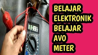 cara menggunakan avometer digital DT830B bagi pemula [upl. by Akener]