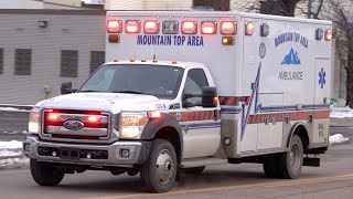 Mountain Top Area EMS Medic 532B Responding [upl. by Carri]