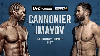 LIVE Reaction to UFC Fight Night CANNONIER vs IMAVOV  LIVE Fight Companion [upl. by Osterhus]