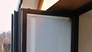 Discover Bi Fold Door Blinds Fitted Between Glass [upl. by Learsiy]